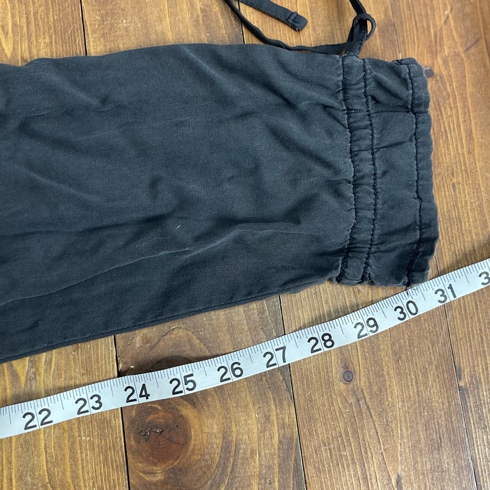 Free people Roaring rayon utilitarian jumpsuit size 8 dark gray - Picture 8 of 8